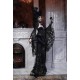 Blood Supply Mourning Day Corset Top with Detachable Ruffled Drapes(Full Payment Without Shipping)